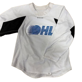CCM - Maillot d'entraînement d'occasion de l'OHL (blanc)